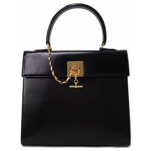 Celine Toggle Chain Handbag Black